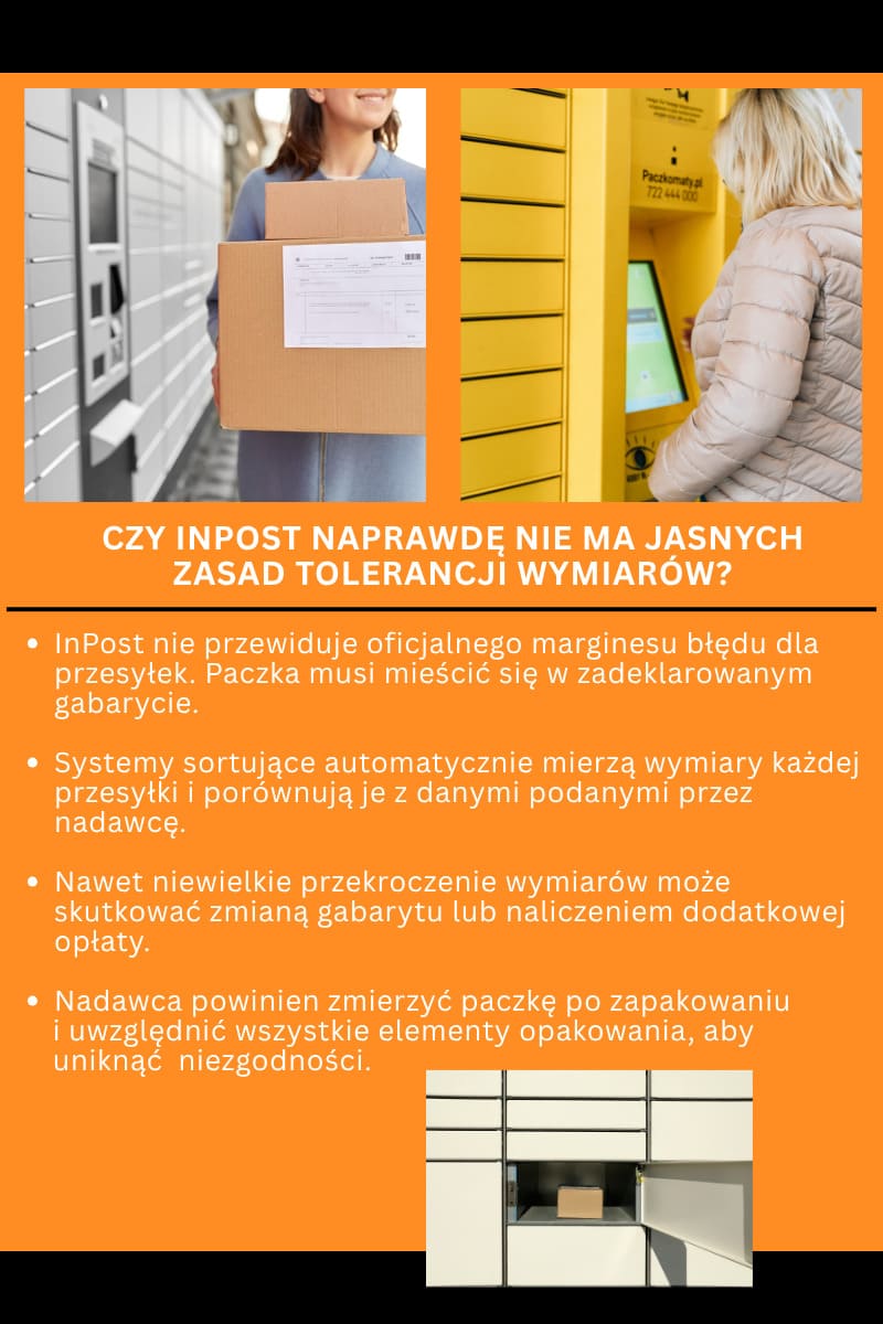 Czy InPost naprawdę nie ma jasnych zasad tolerancji wymiarów?